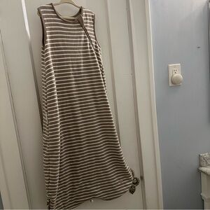 Woolino Baby Toddler 4 Season Sleep Sack 18-36 Months Unisex Beige Stripe